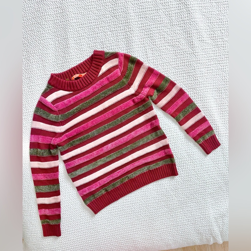 ModCloth crewneck pullover striped knit sweater - Picture 1 of 6